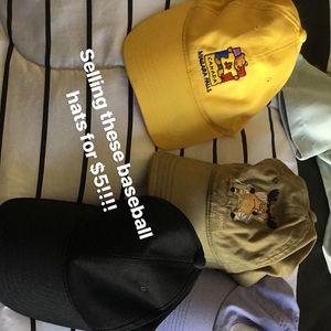 Baseball caps! One of a kind!
